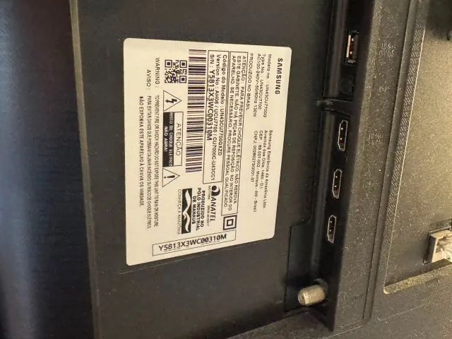 TV samsung Smart Cristal UHD 43" - Foto 4