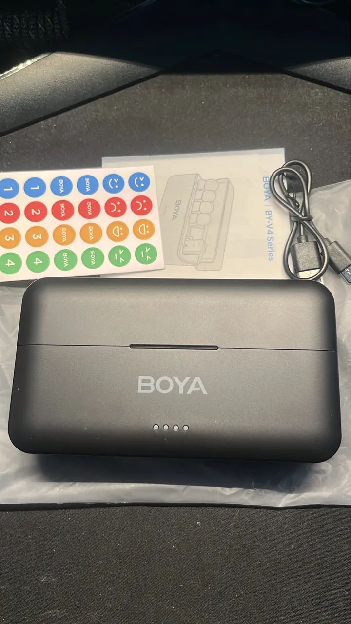 BOYA Microfone de lapela sem fio BY-V4U - Foto 3