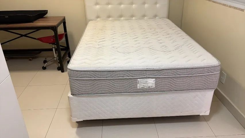Cama box Casal Ótimo Estado - Foto 3