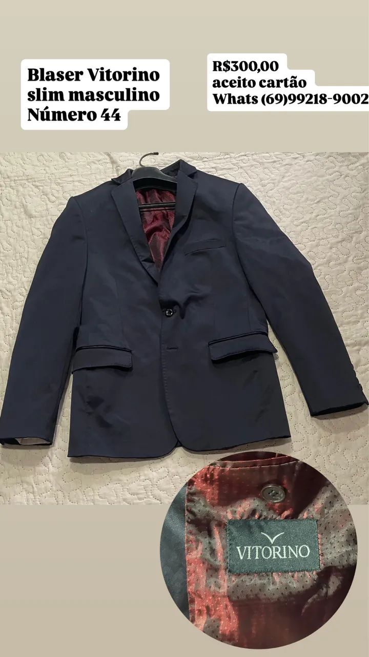 Blazer Vitorino masculino 