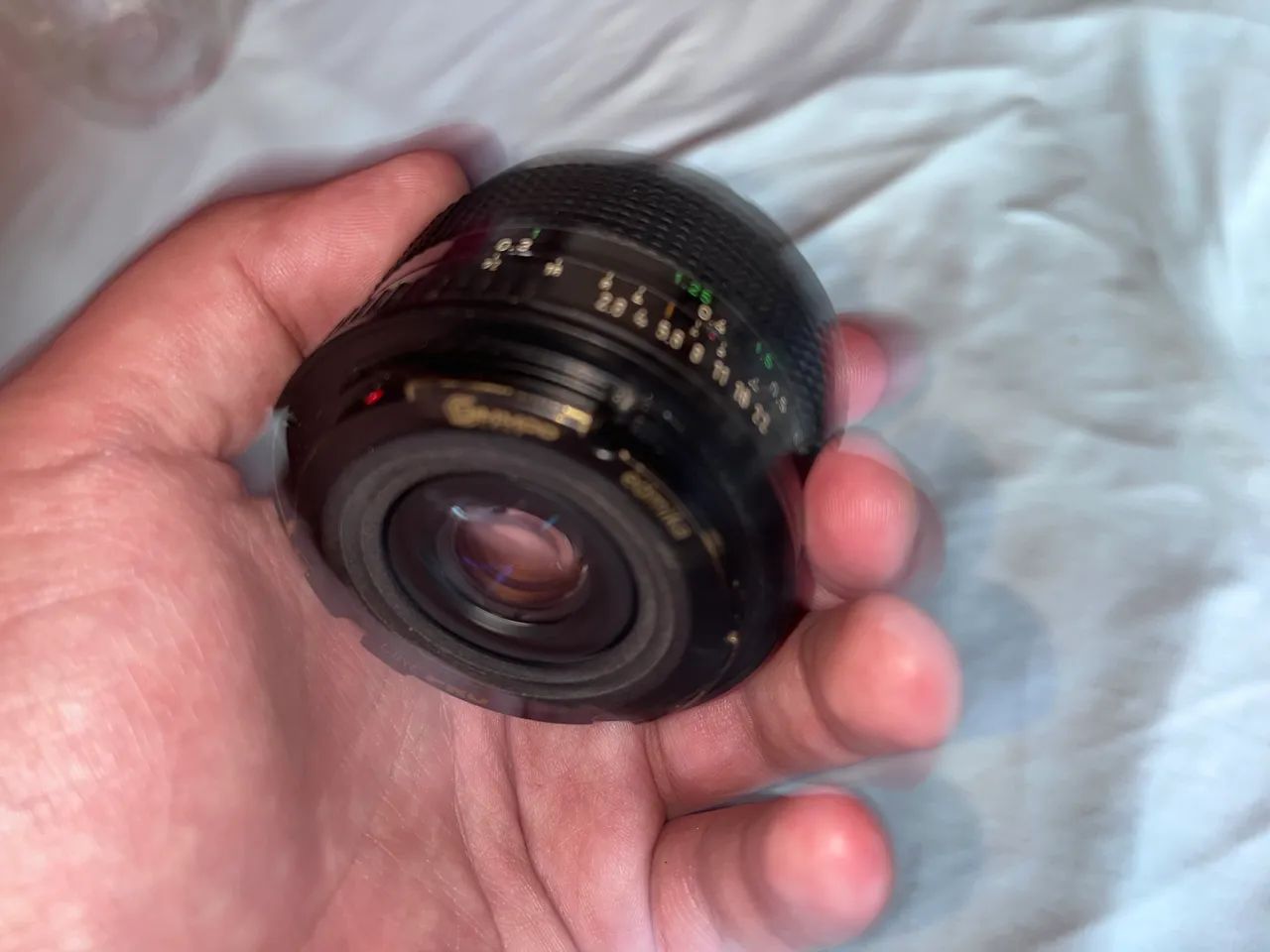 Lente Canon FD 24mm f/2.8 com mount adaptado para Ef (Funciona em Dslrs) - Foto 4