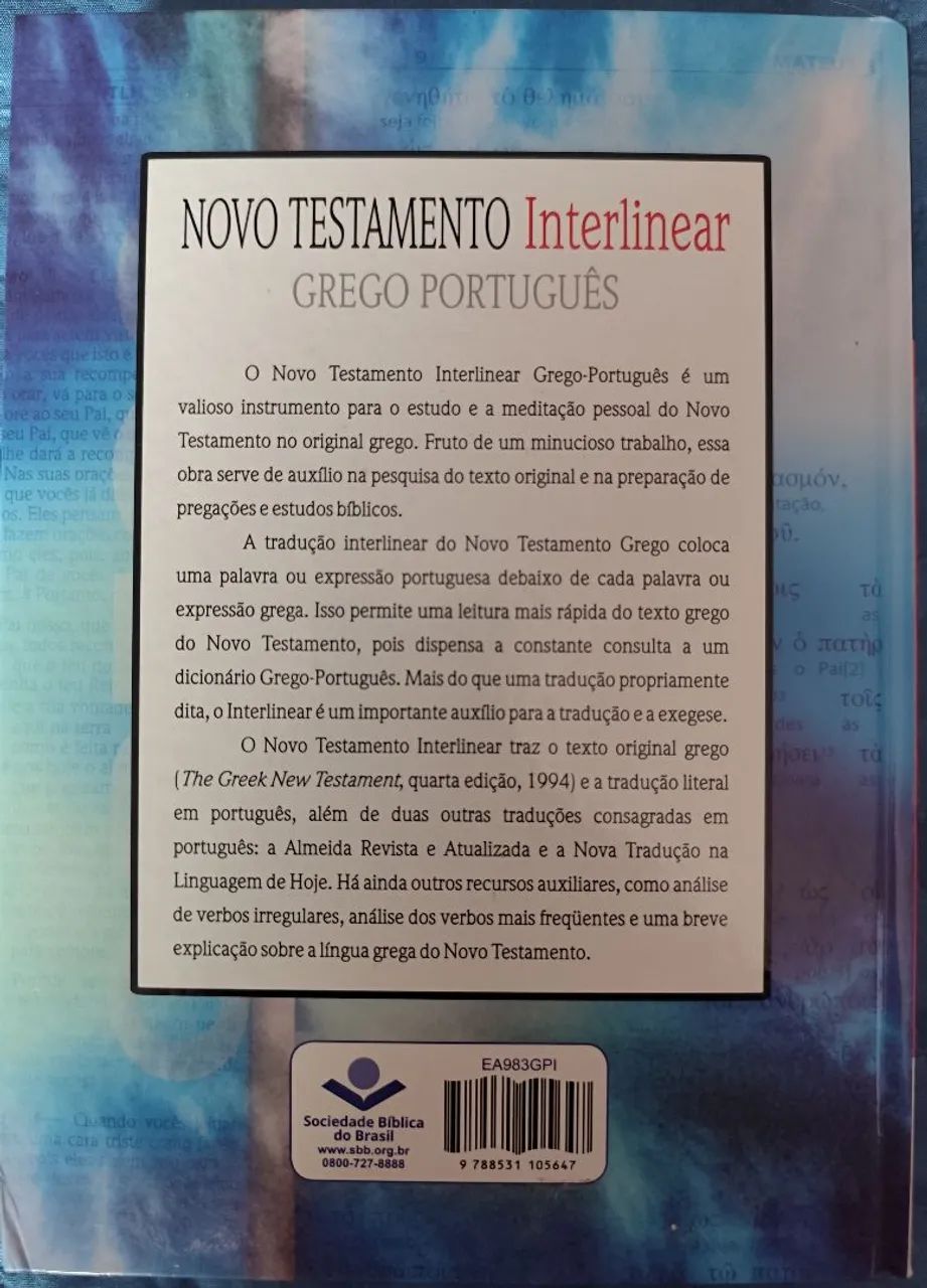 VENDO NOVO TESTAMENTO INTERLINEAR GREGO  - Foto 2