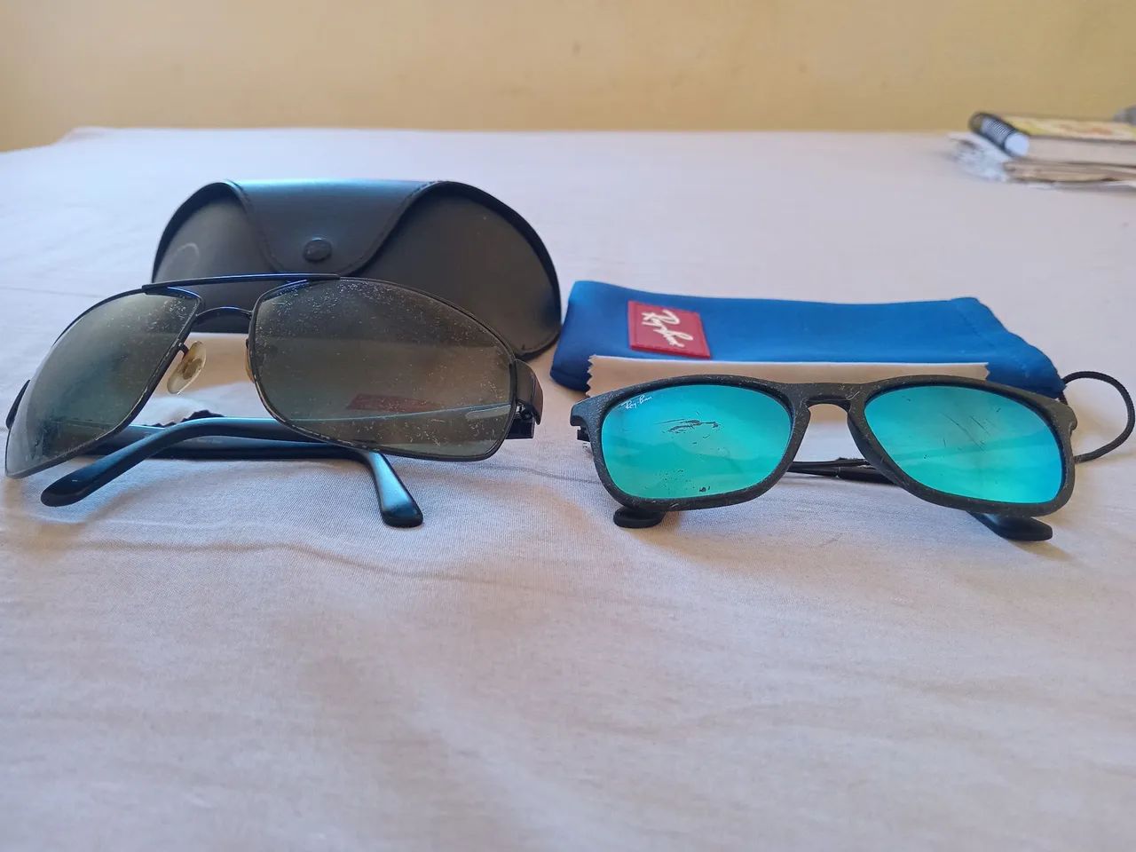 RAY-BAN - KIT COM 2 ÓCULOS ORIGINAIS PARA TROCA DE LENTE (SOL OU GRAU) - Foto 3