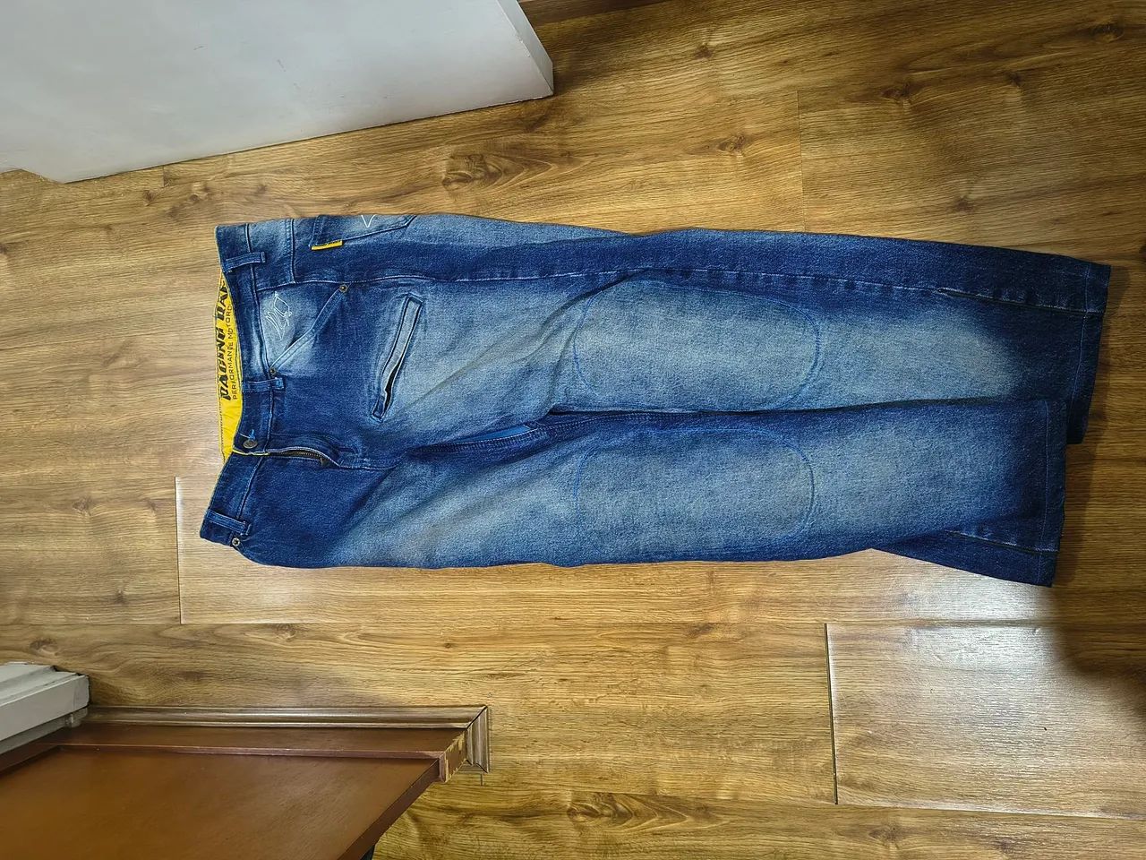 Calça jeans Motociclista com proteções  - Foto 2