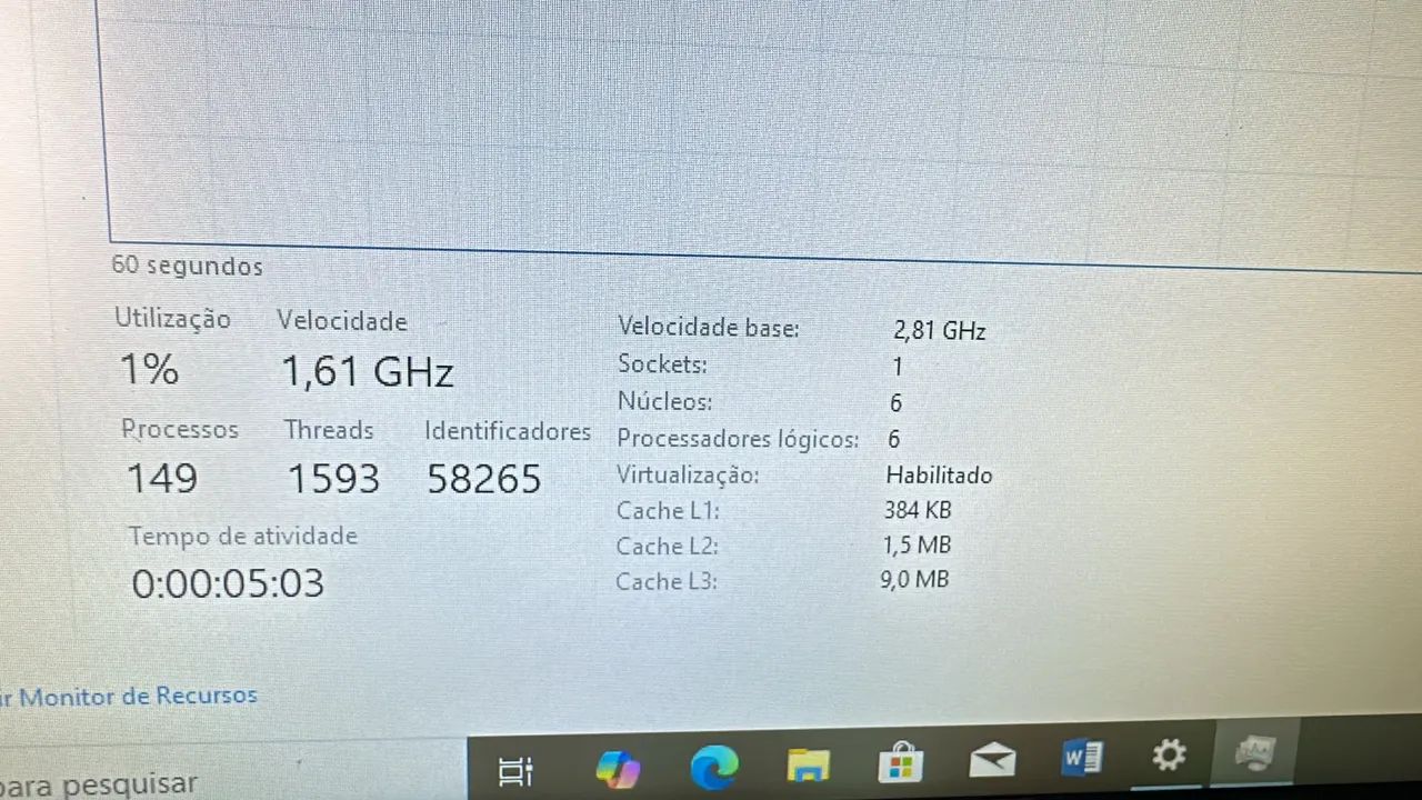 Dell vostro i5 oitava geração completo tela 20 polegadas ssd 256 loja com garantia  - Foto 2