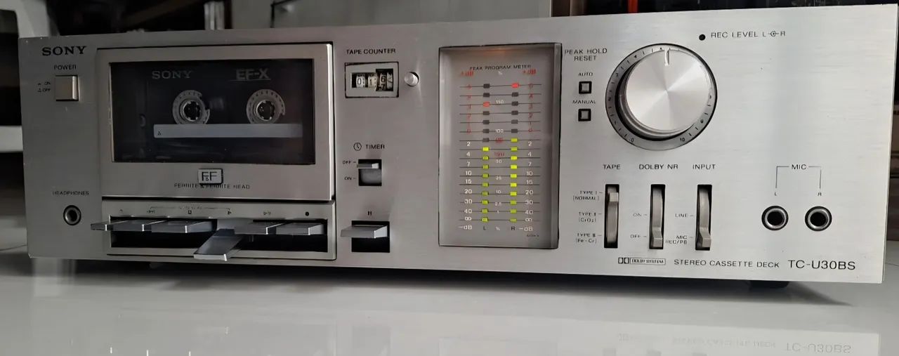 TAPE DECK SONY TC-U30BS,  ( LINDÍSSIMO)