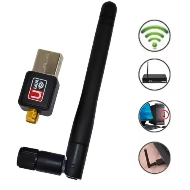 Antena Wireless Adaptador Receptor Para PC Notebook Usb 2.0 - Foto 4