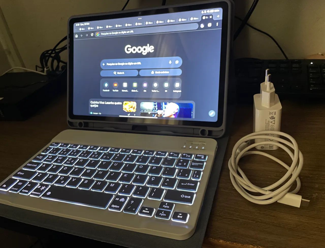 Redmi Pad 2 128GB Roxo + Teclado + Capa Magnética - Foto 2