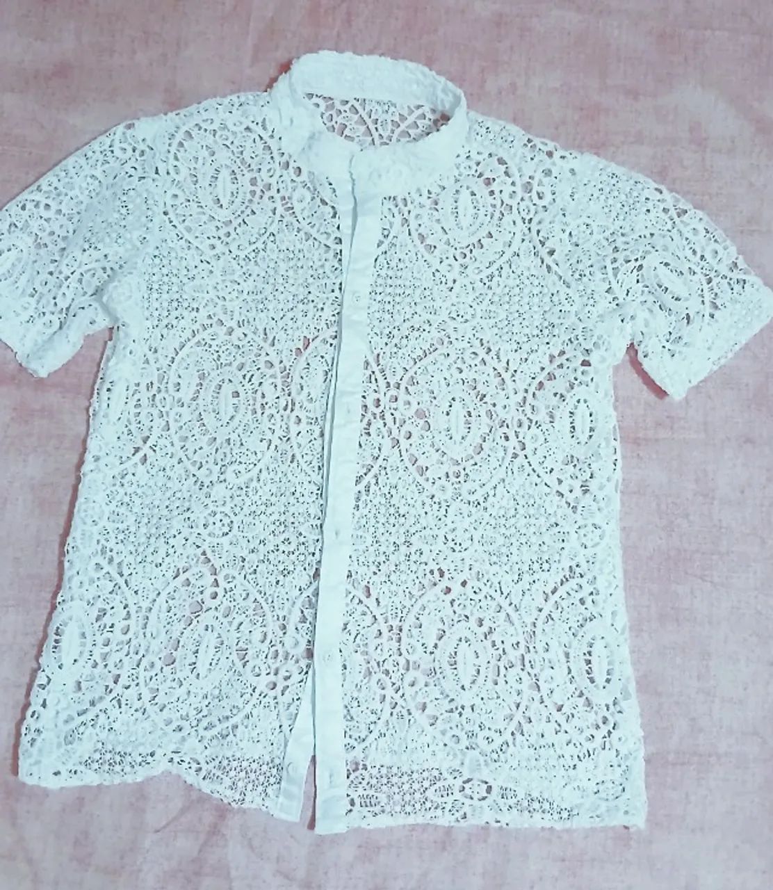   Camisa unisex  em Guipir  - Foto 5