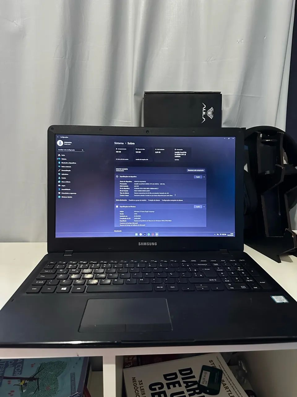 Notebook Samsumg I3 6ªth 8GB RAM - Foto 3