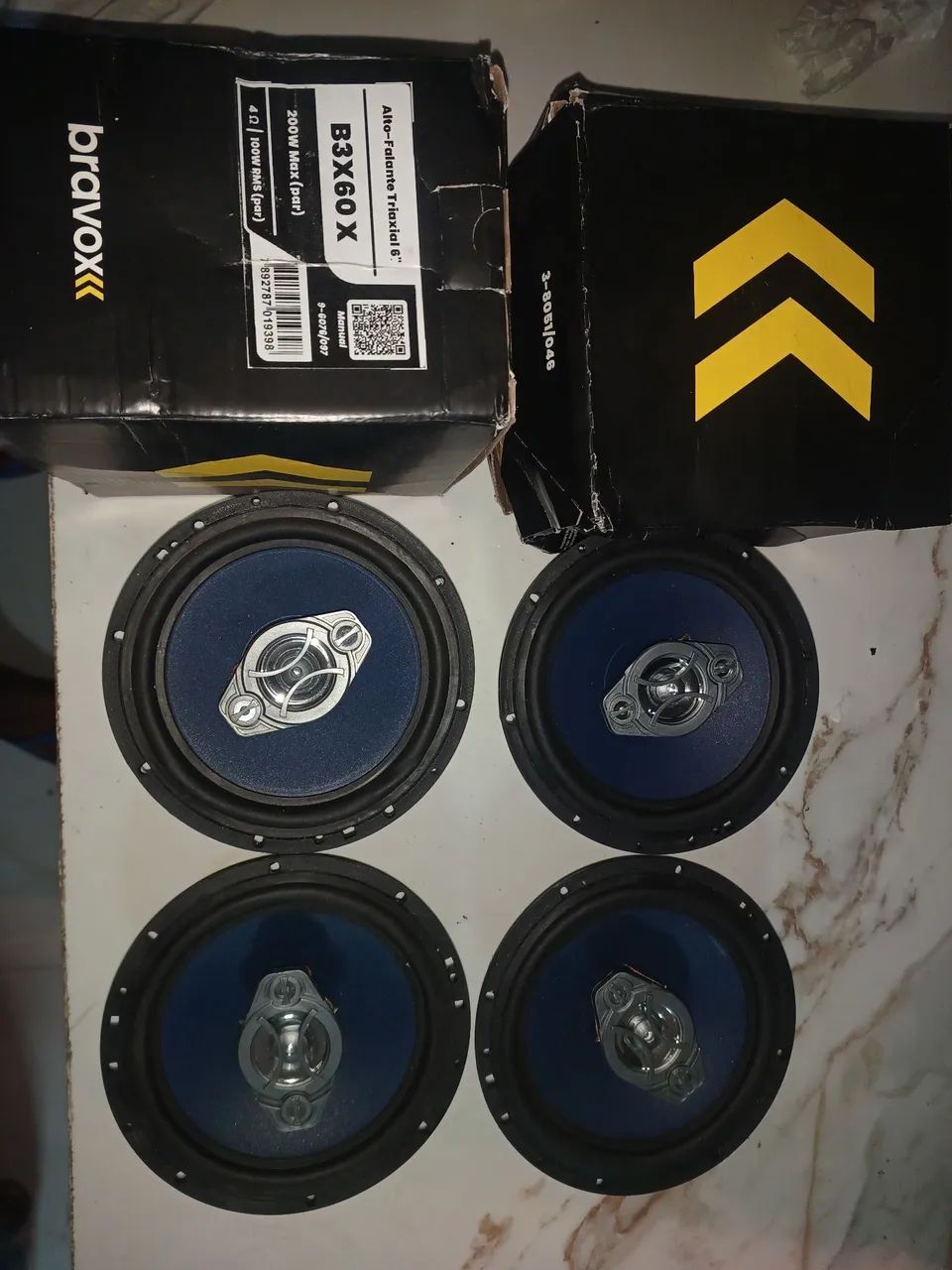 4 Bravox 6polegadas 55w 4omh