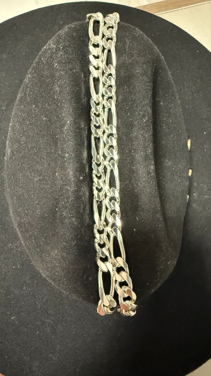 Cordão de Prata 925 Maciço - 105g | Qualidade Premium - Foto 4