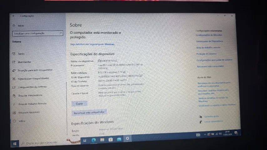 Notebook Intel Core i3 | 8GB RAM | Windows 10 Original - Foto 3