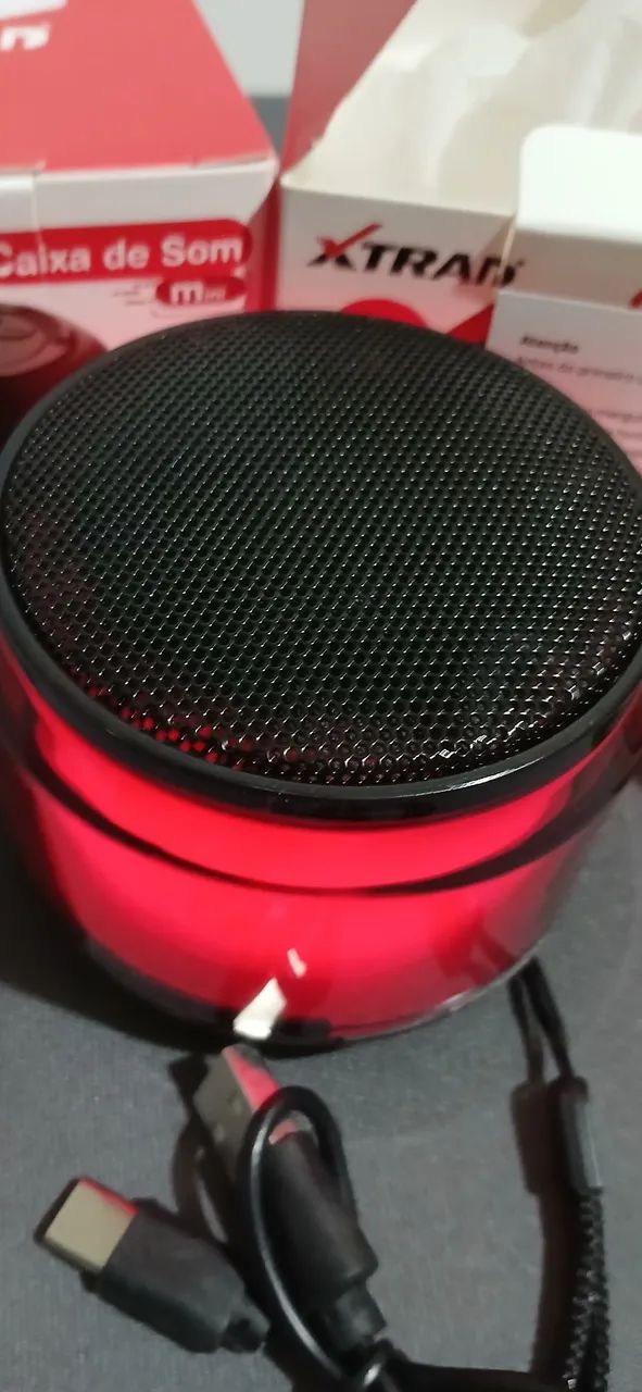 Mini caixa Bluetooth com Led(novas) - Foto 3