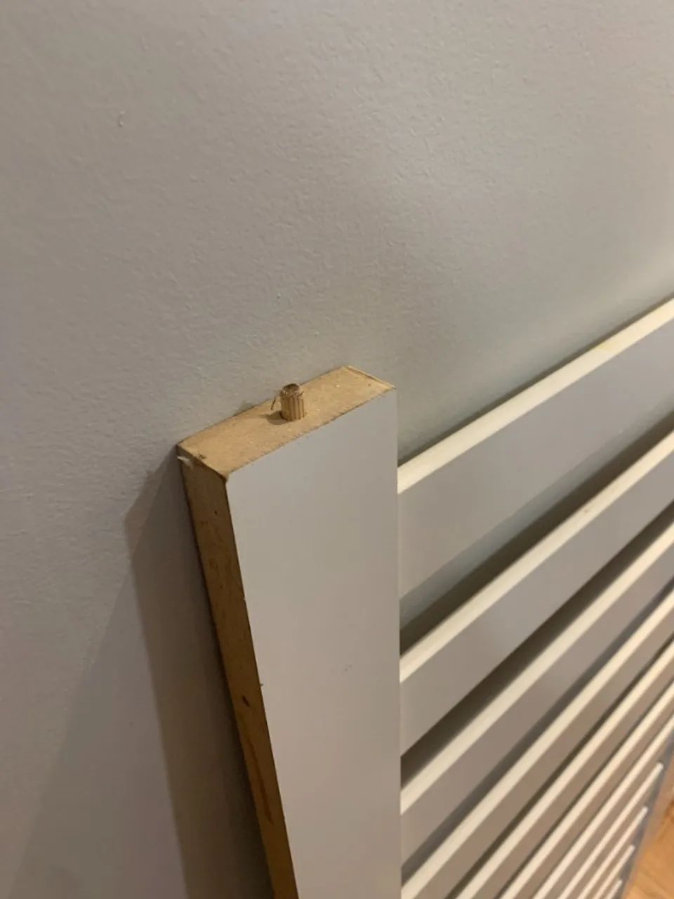 Par de Grades para Berço Americano em MDF Branco