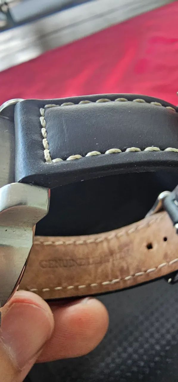 Relógio analógico jeans Vernier - Foto 4