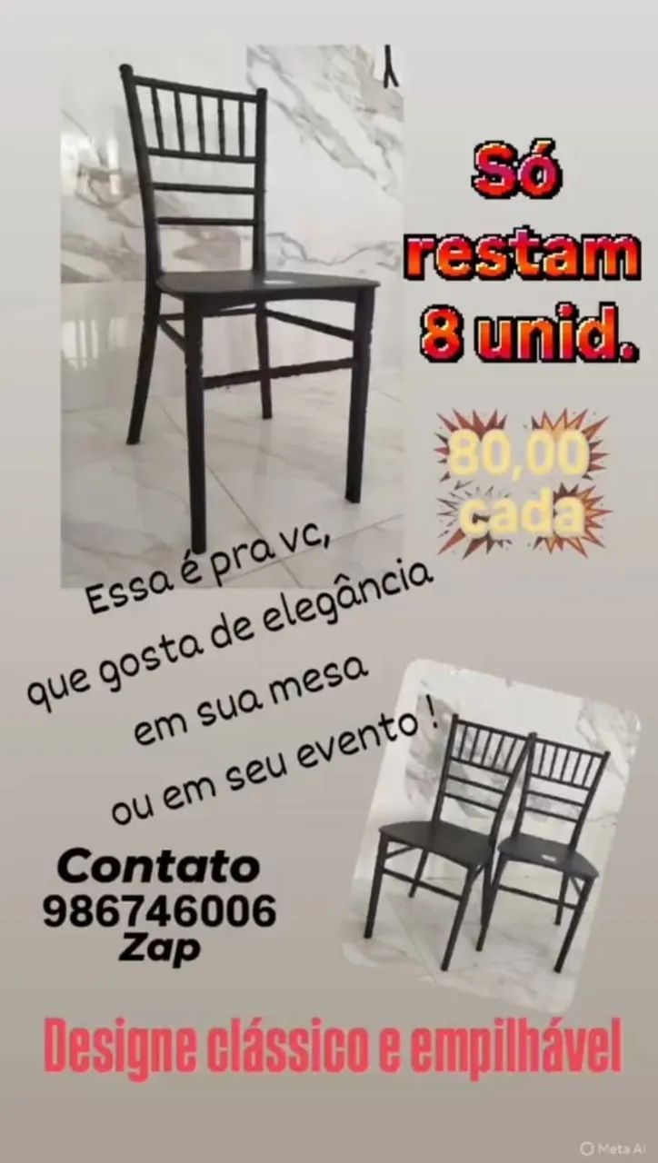cadeiras Tiffane - Foto 5
