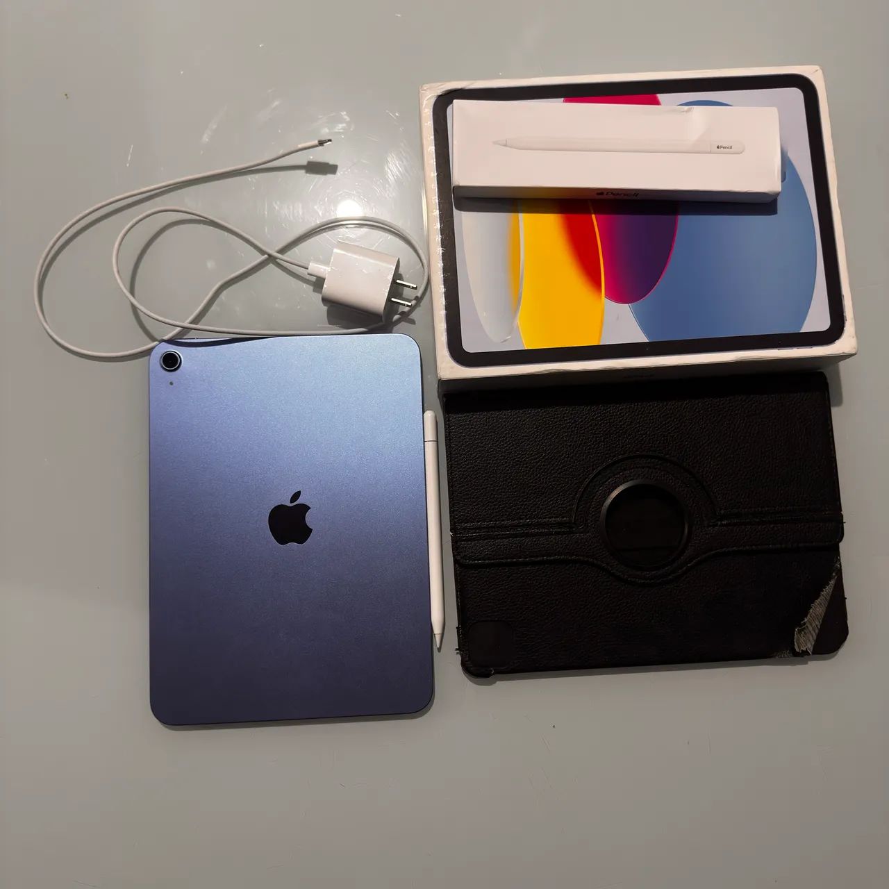 iPad 11 azul 128gb (ainda na garantia perfeito) - Foto 3