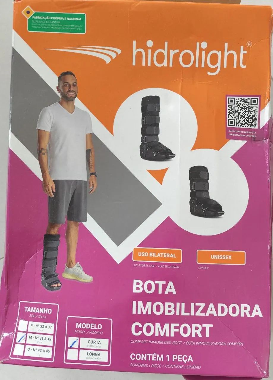 Bota imobilizadora curta Tam M - Foto 2