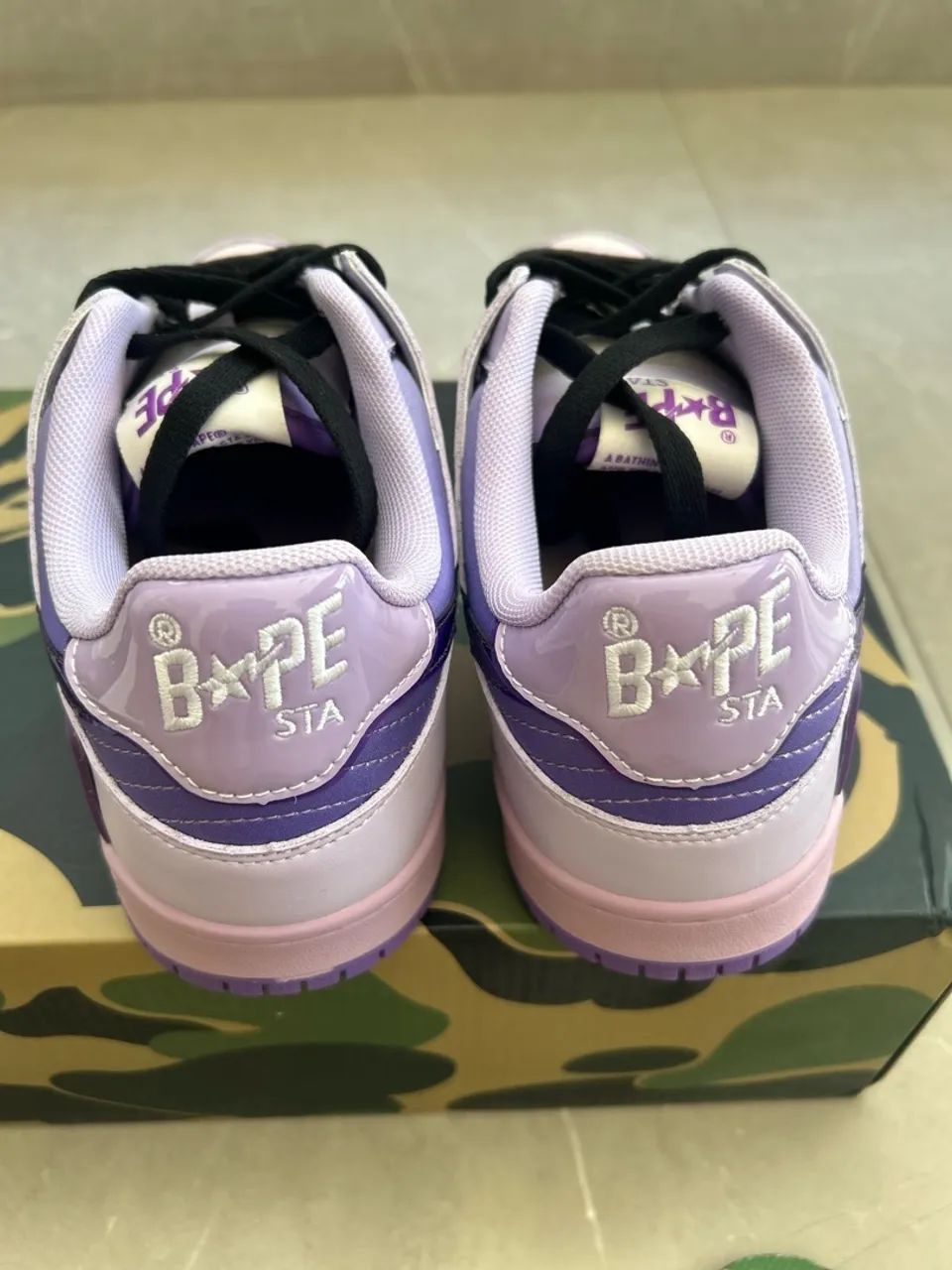 Bape sta SK8 roxo tamanho 40 - Foto 2
