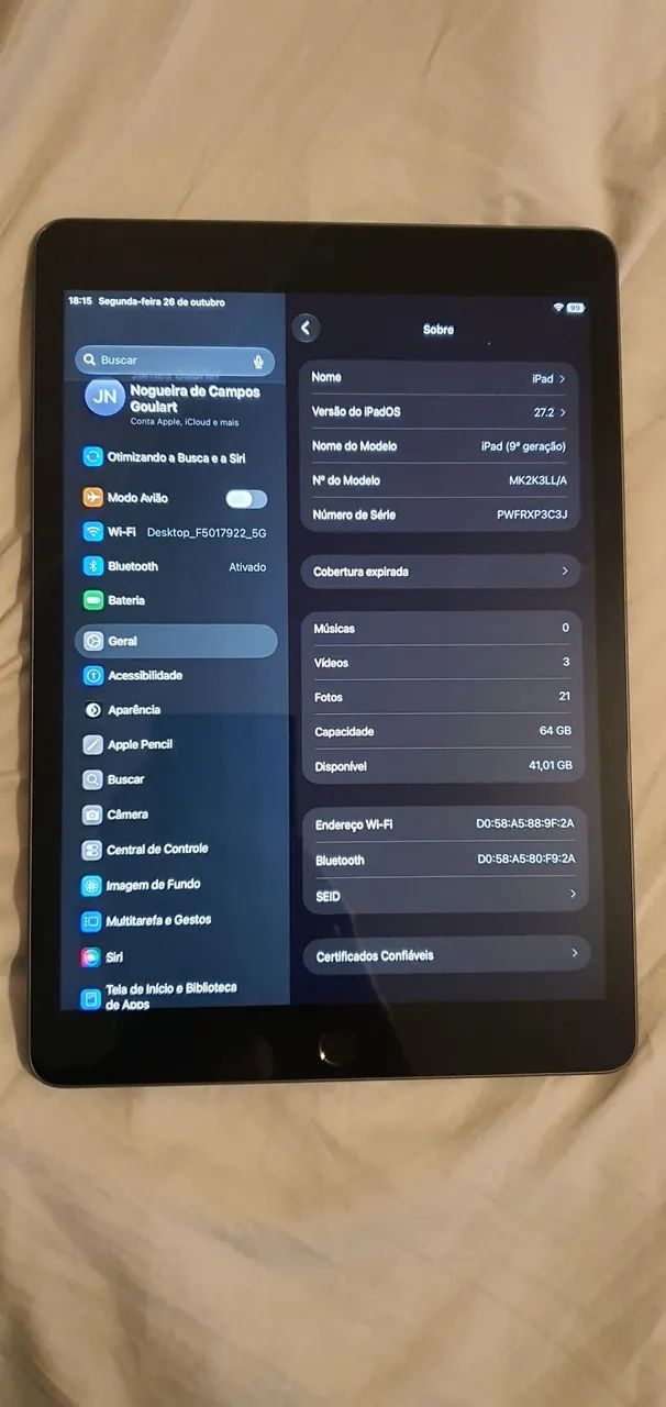 iPad 9° Geração 64Gb - Foto 3