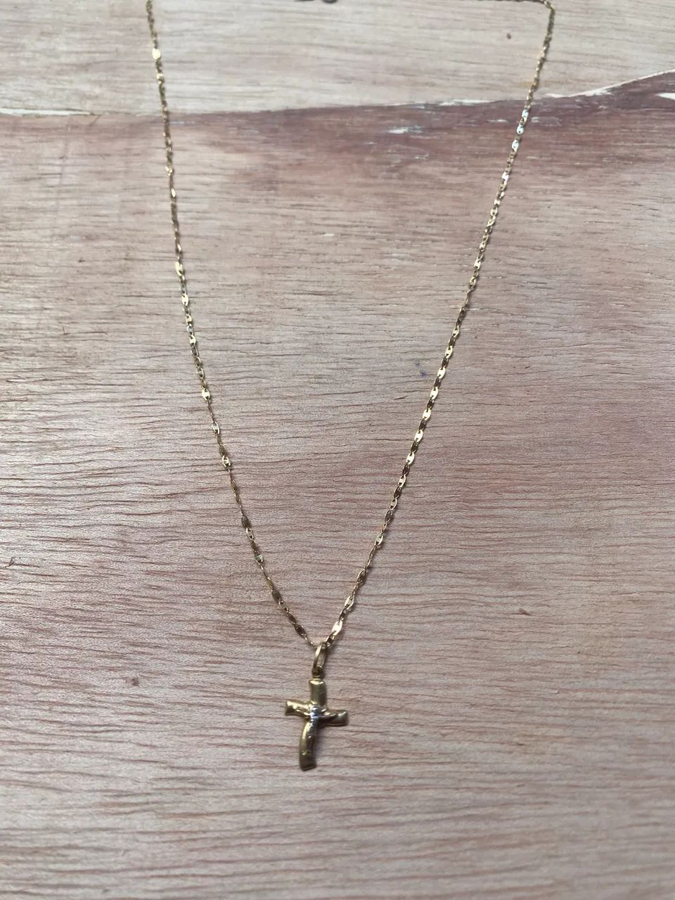 Cordão de ouro feminino 18k com 46 cm - Foto 2