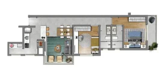 PLANTA 65m²