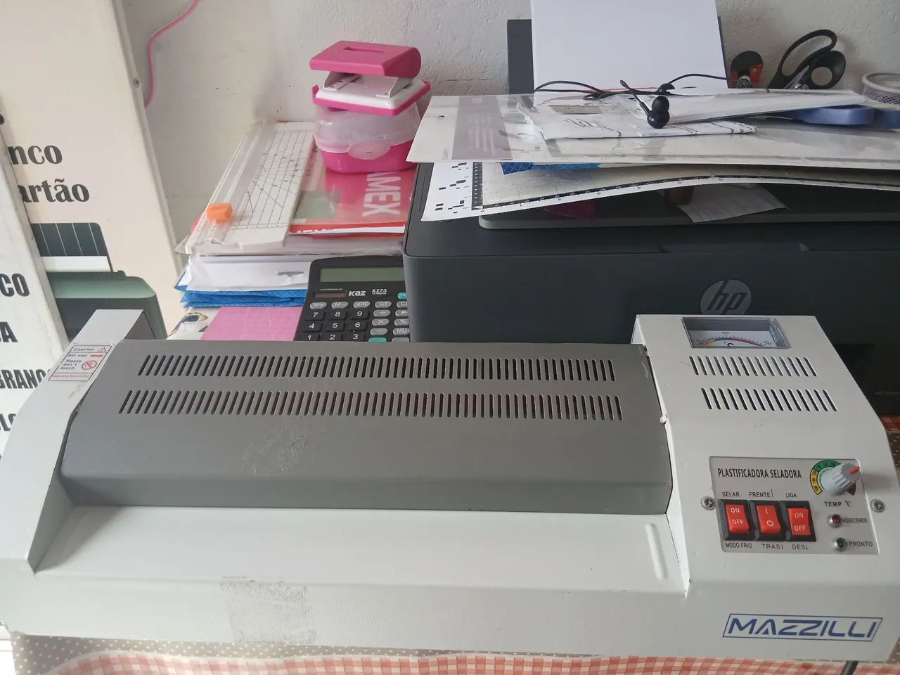 Plastificadora e laminadora 