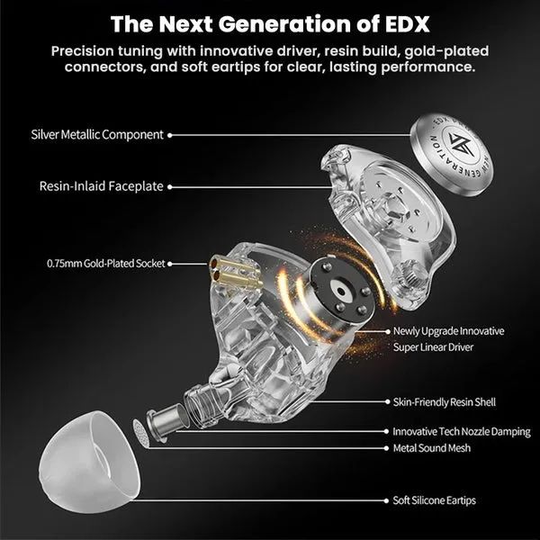 Fone KZ EDX PRO 2 - TIPO C - Foto 2