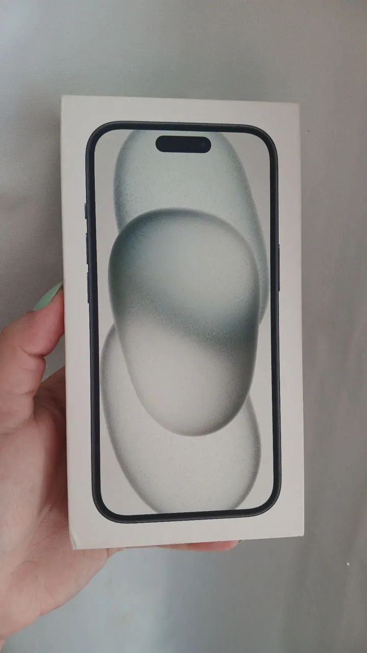 Caixa original Iphone 15 - preto