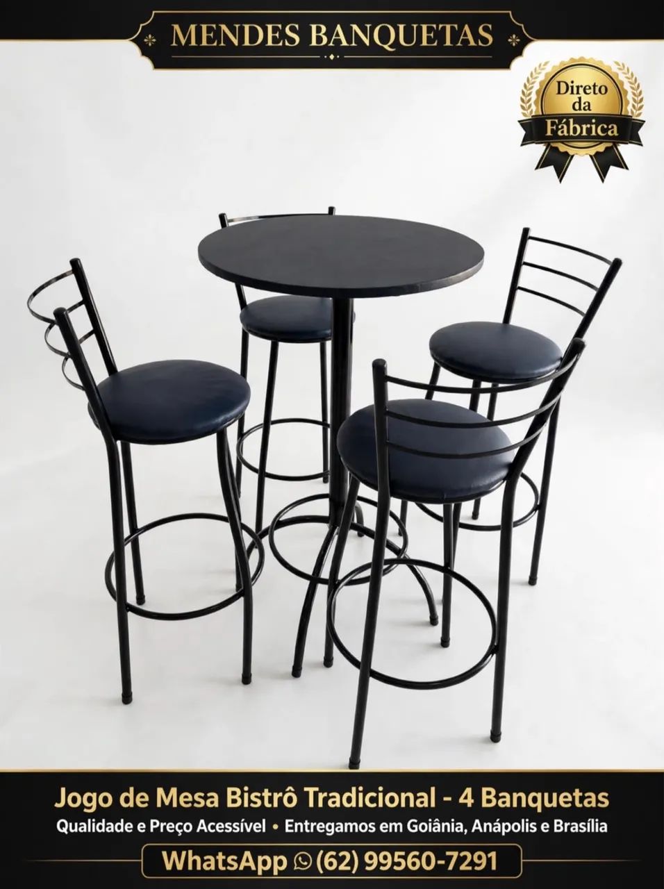 Mesa bistrô qualidade premium  - Foto 5