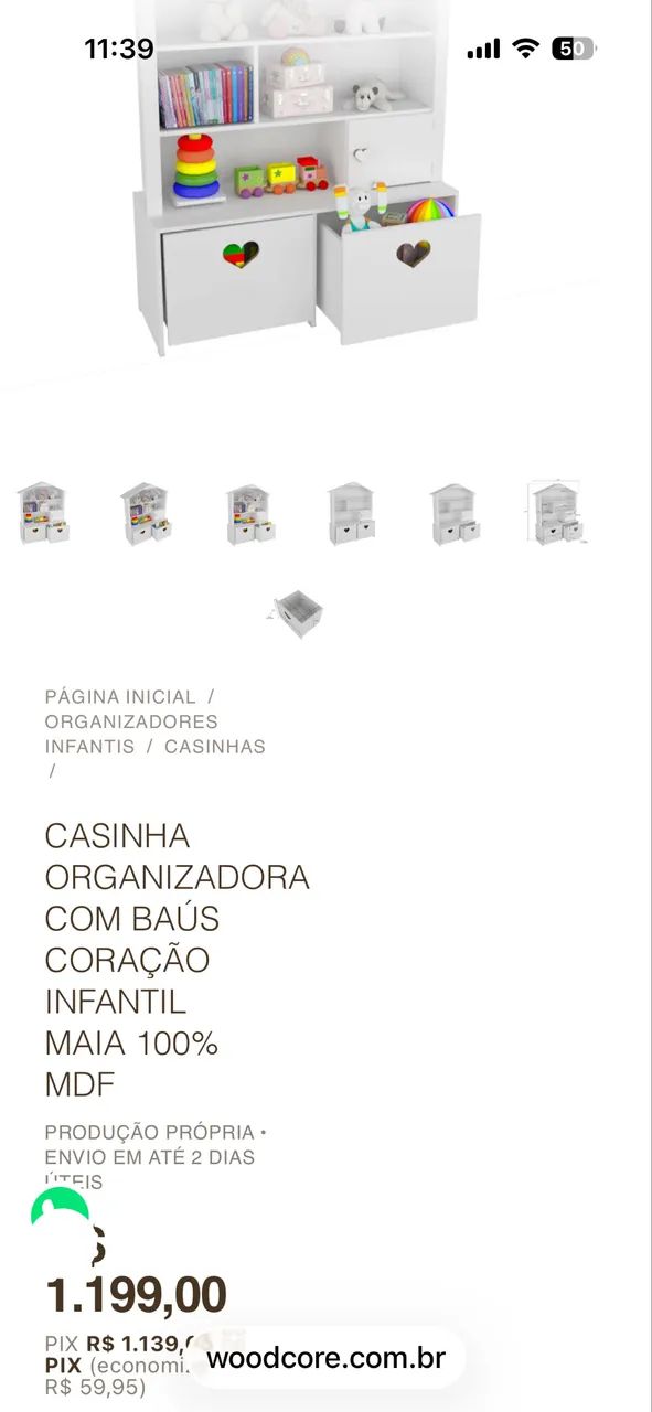 Casinha Organizadora  - Foto 4