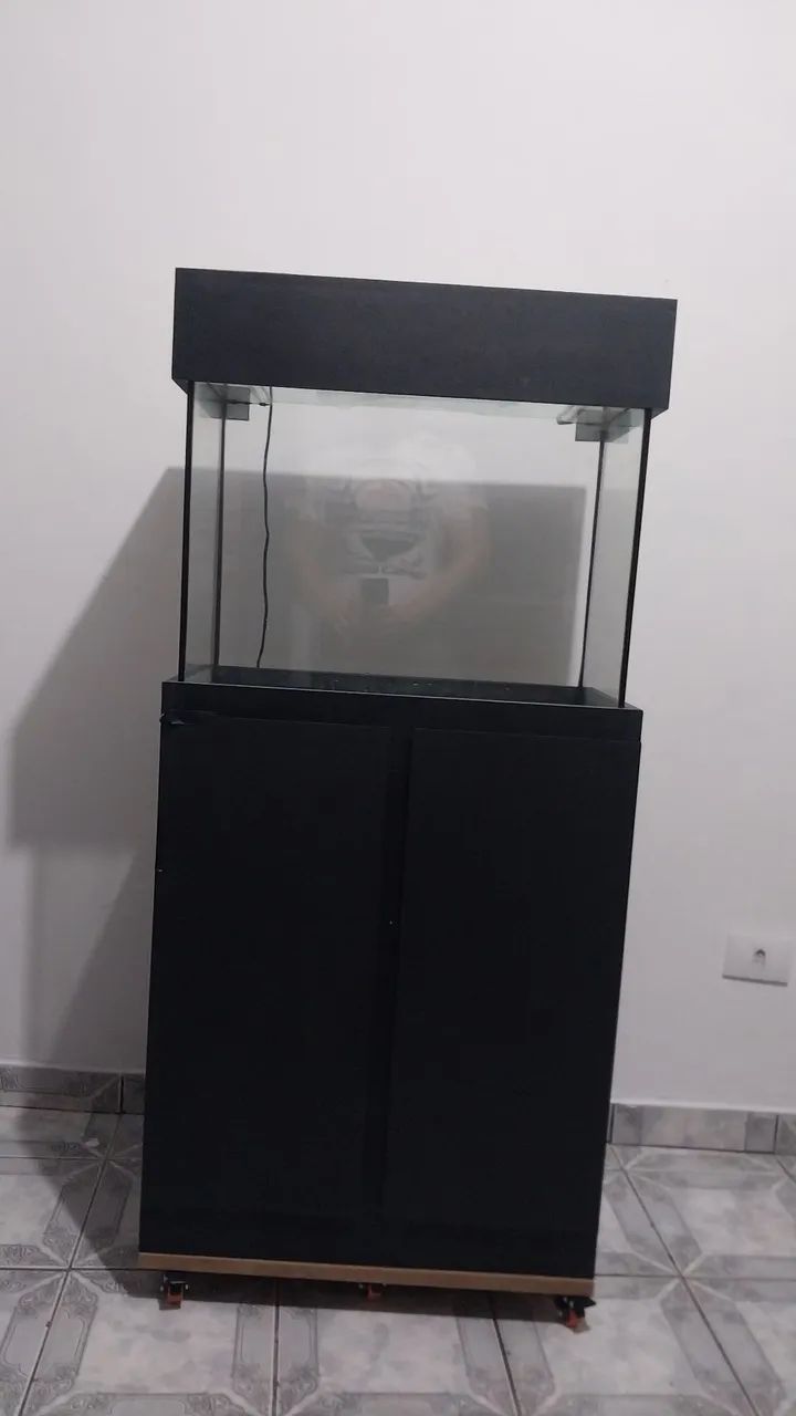 Vendo aquário 80lt + HangOn + termostato - Foto 2