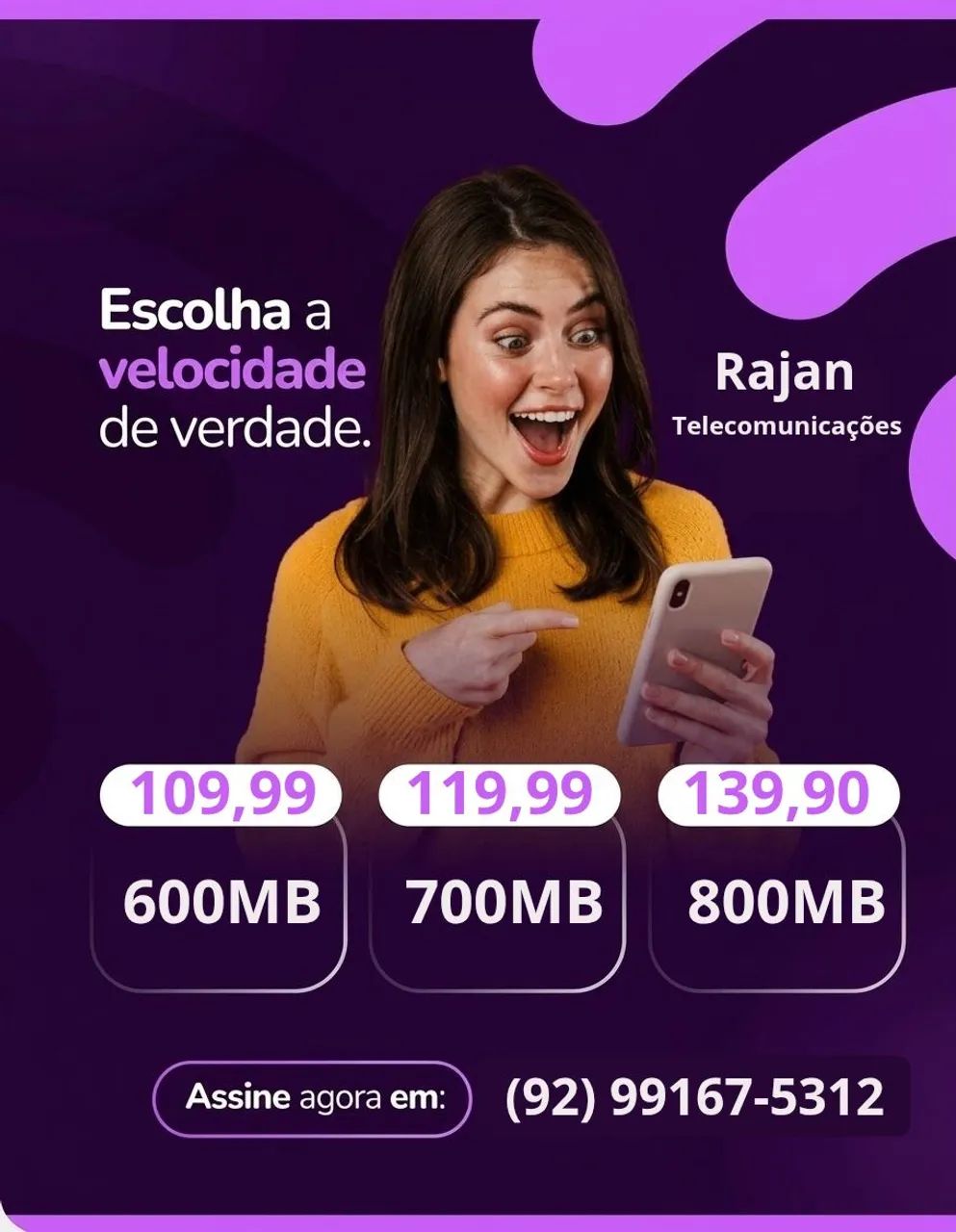 Venda de internet com wi-fi