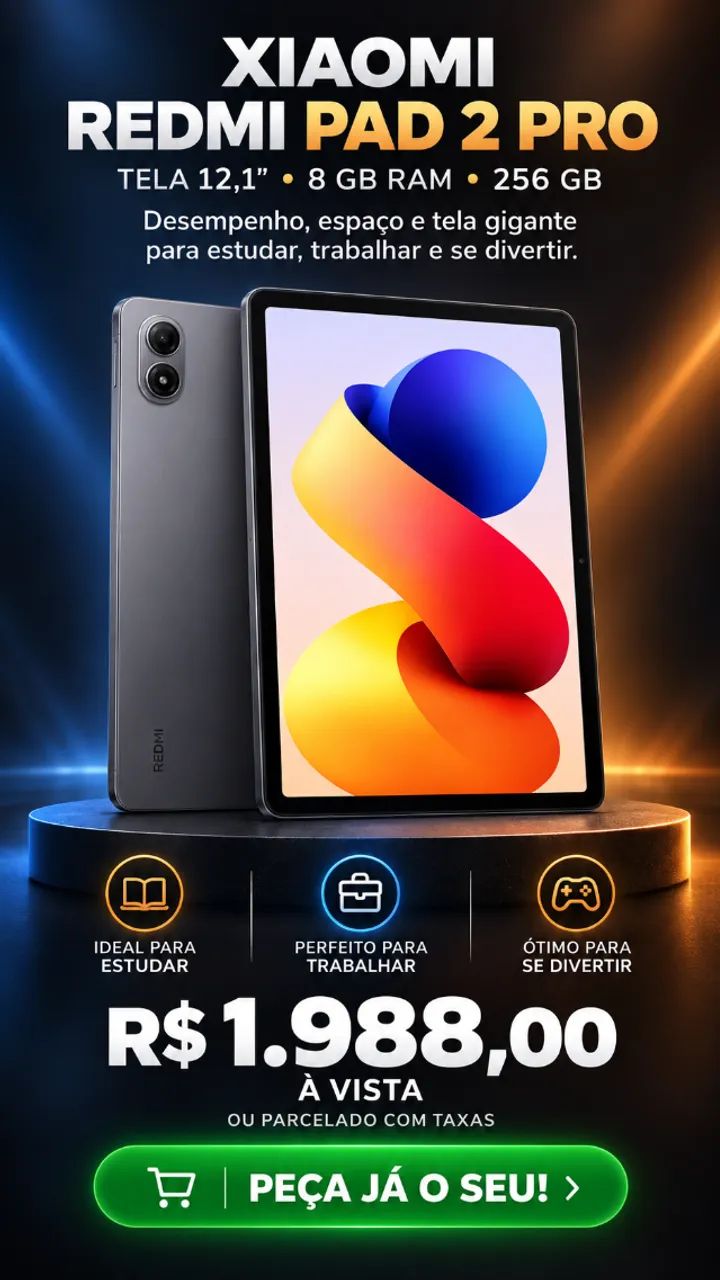 Xiaomi Redmi Pad 2 Pro ? 8 GB RAM + 256 GB