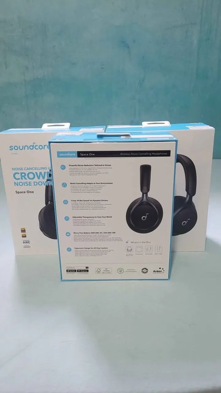 Fone de ouvido Bluetooth Soundcore Space One - Foto 3