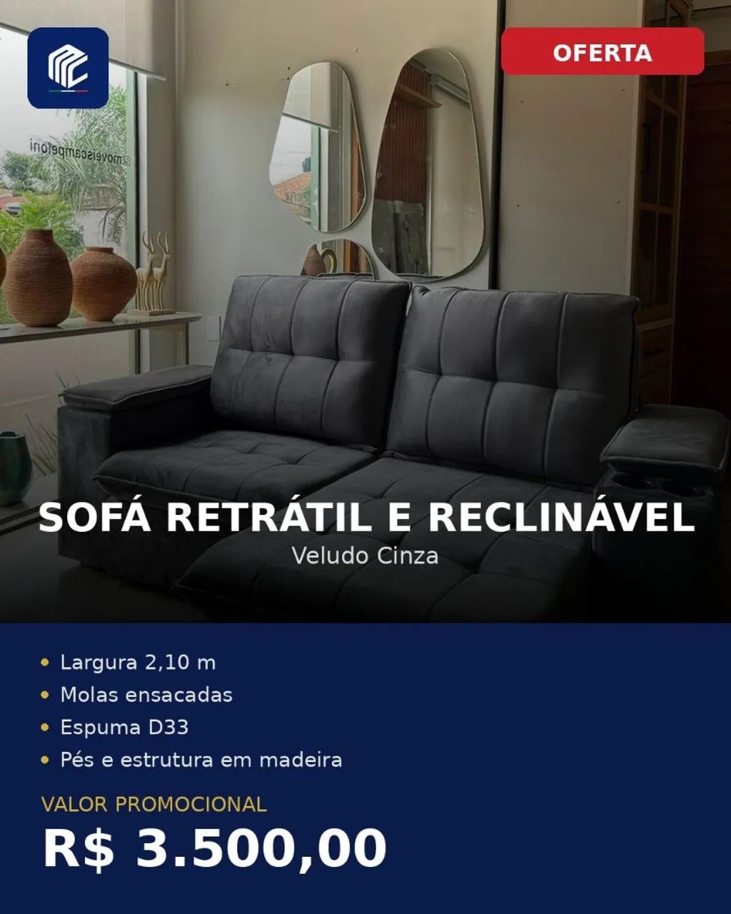 Sofa retratil