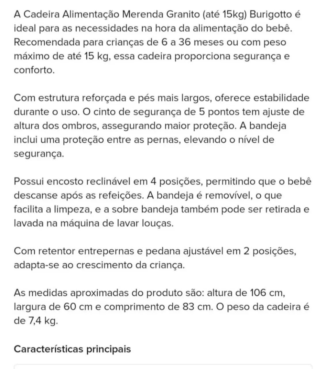 Cadeira de papinha bebê  - Foto 4