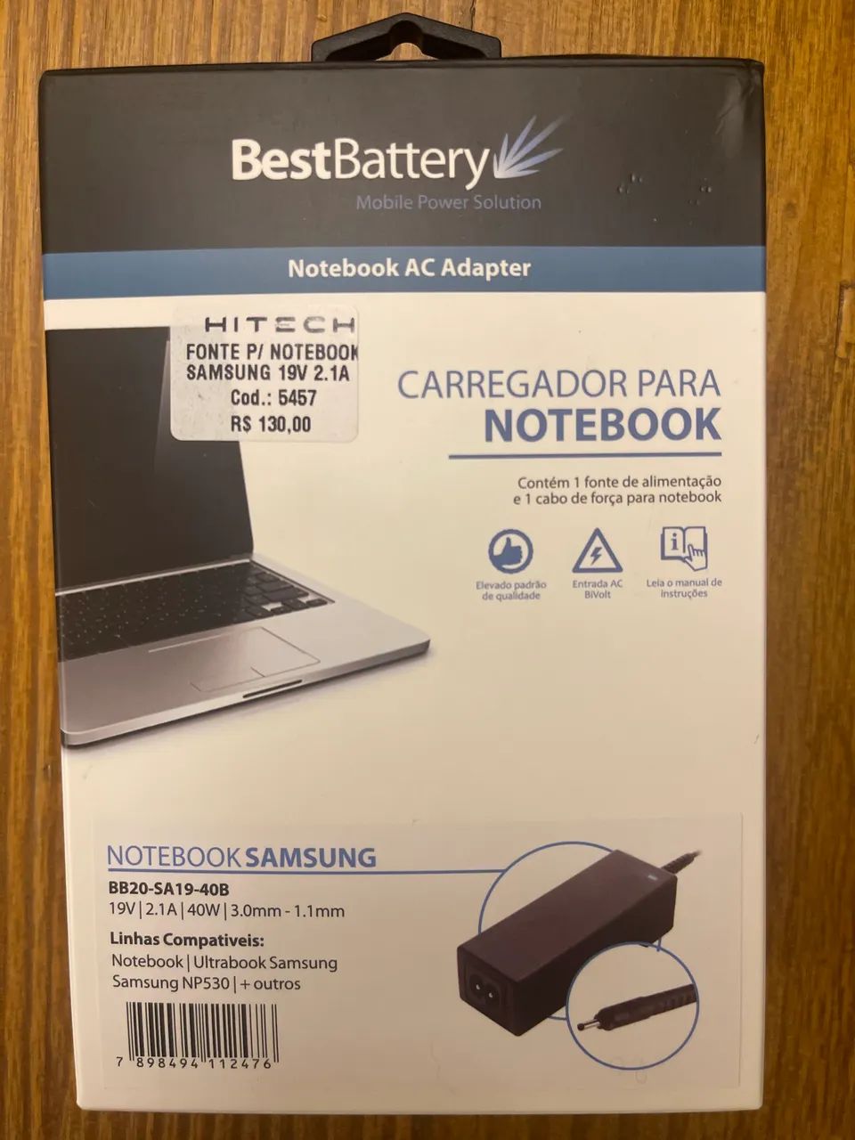 Carregador para notebook 