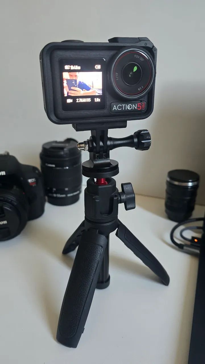 Câmera de Ação DJI Osmo Action 5 Pro Standard Combo + Tripé + Case - Foto 4