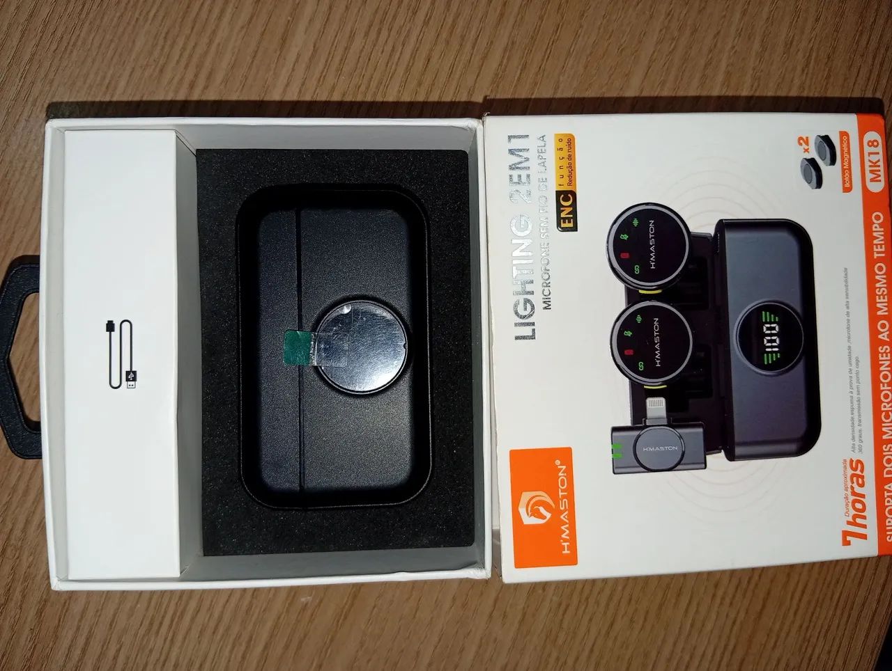 Microfone LIGHTING  2 em 1 - Foto 2