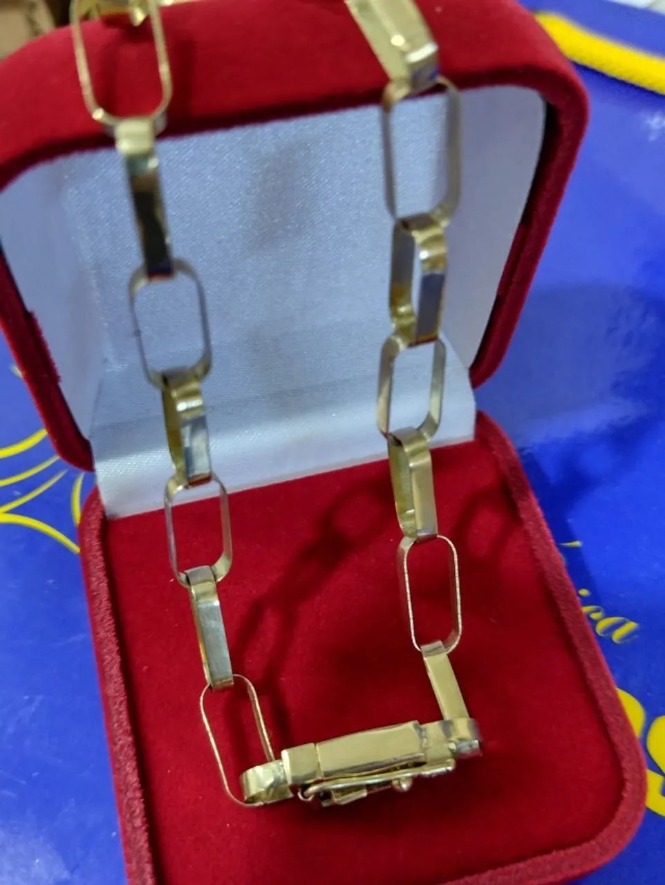 Pulseira Ouro 18 kilates Maciço 8 Gramas Maciça - Foto 4