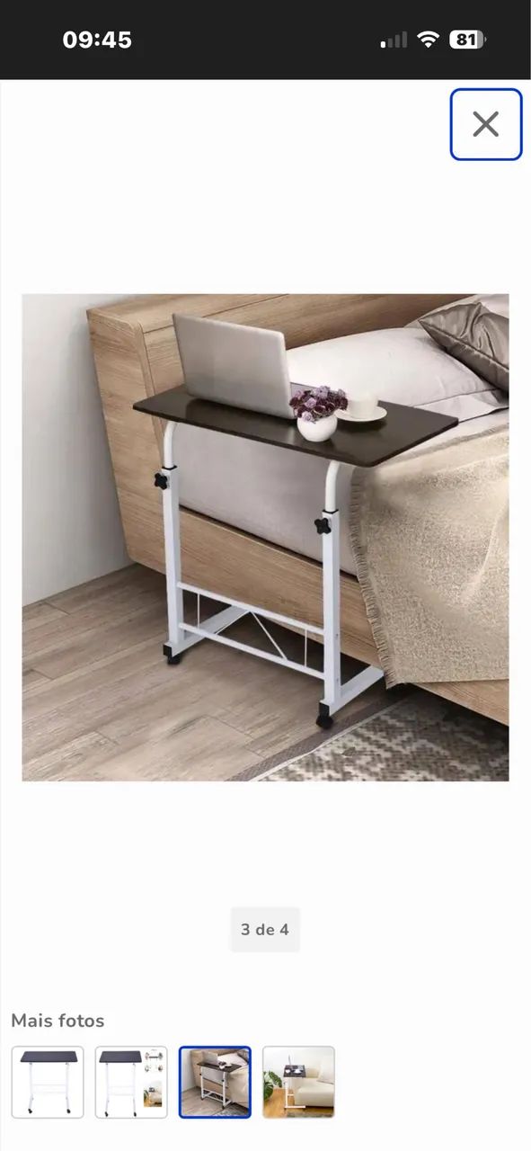 Mesa cabeceira de cama