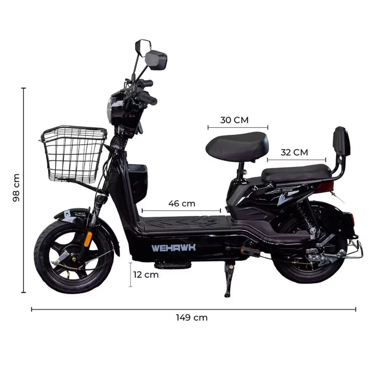 Bike elétrica Wehawk 500w - Foto 5