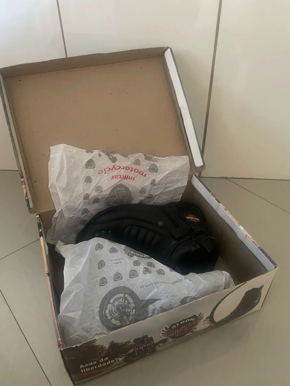 Bota ATRON Couro Harley Davidson  - Foto 5