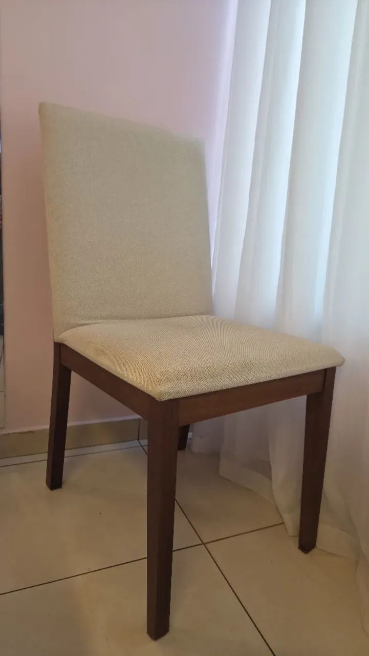 Cadeira mesa jantar madeira maciça  - Foto 4