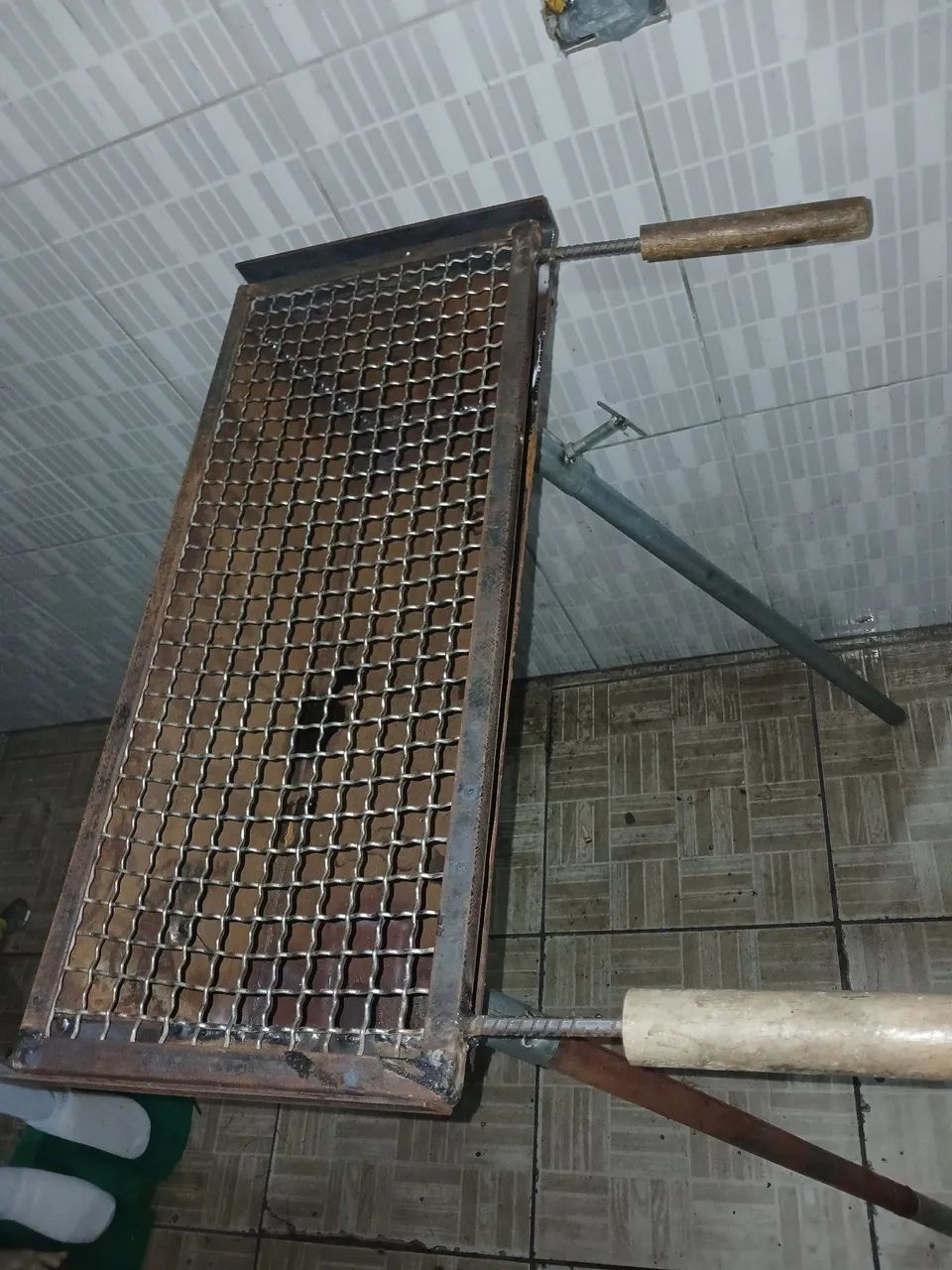 Churrasqueira chapa grossa, ferro maciço