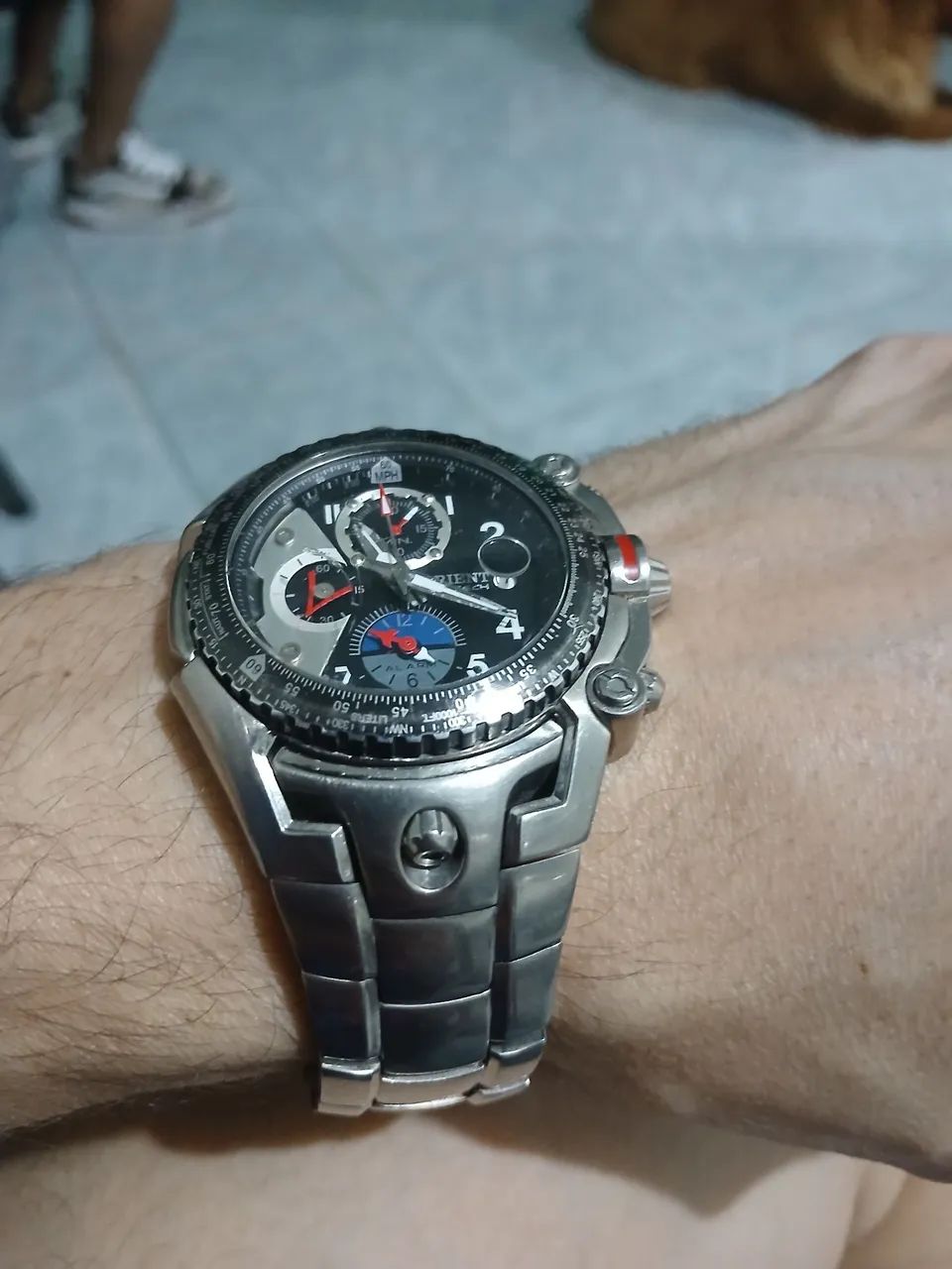 relógio masculino Orient Flytech Titanium MBTTC001 - Foto 4