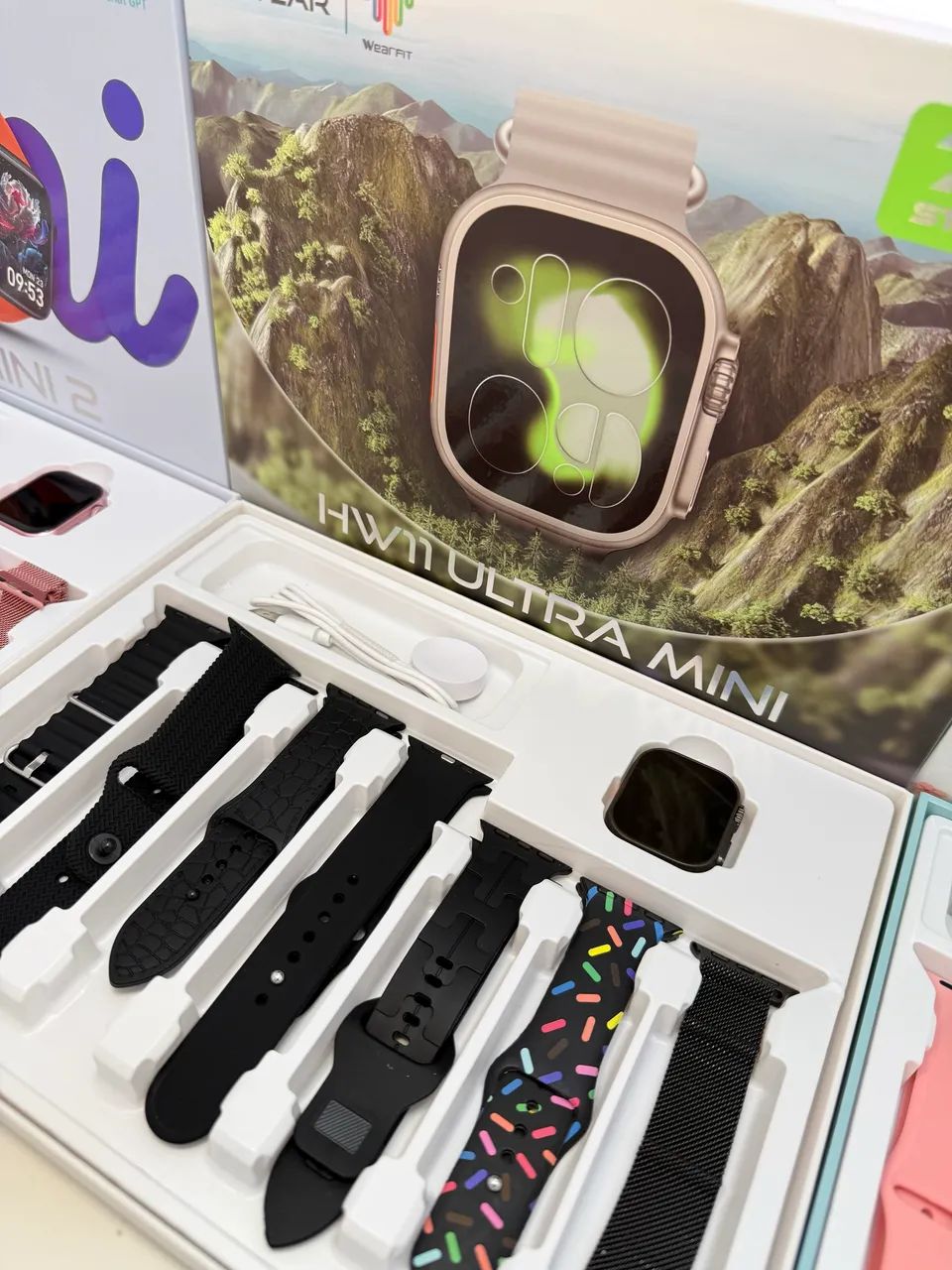 RELÓGIO SMARTWATCH MINI C/7 PULSEIRAS 41MM - Foto 4