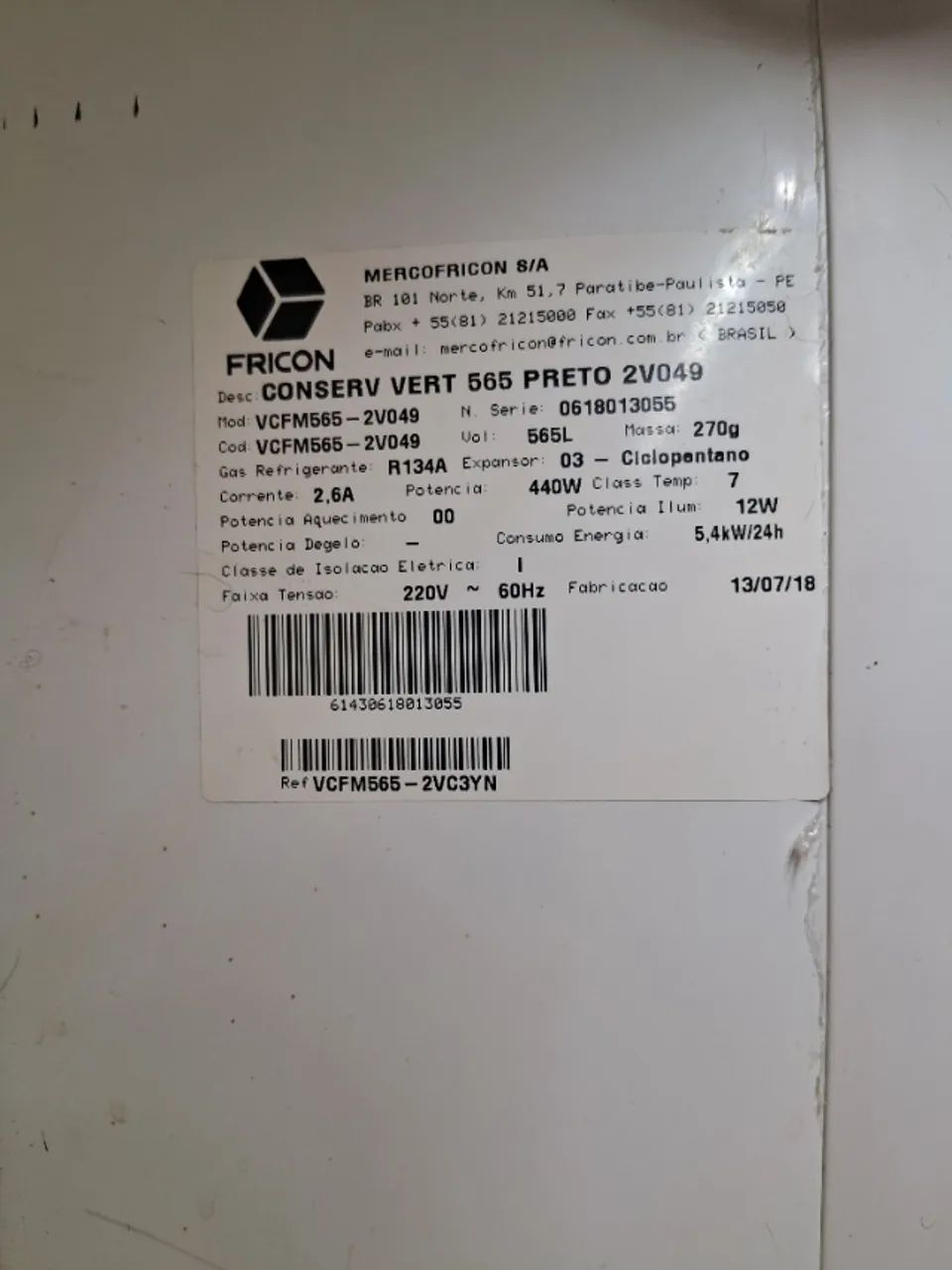 Expositor Fricon 565L 220V  - Foto 2